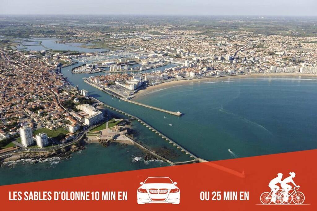 "Le Filet Du Lac" Appartement Atypique, 5 Personnes, Duplex, Vue Lac, Acces Parc Aquatique Gratuit Talmont-Saint-Hilaire Экстерьер фото