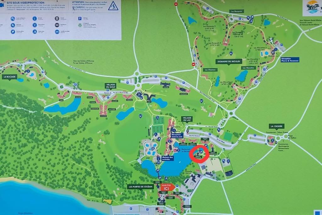 "Le Filet Du Lac" Appartement Atypique, 5 Personnes, Duplex, Vue Lac, Acces Parc Aquatique Gratuit Talmont-Saint-Hilaire Экстерьер фото