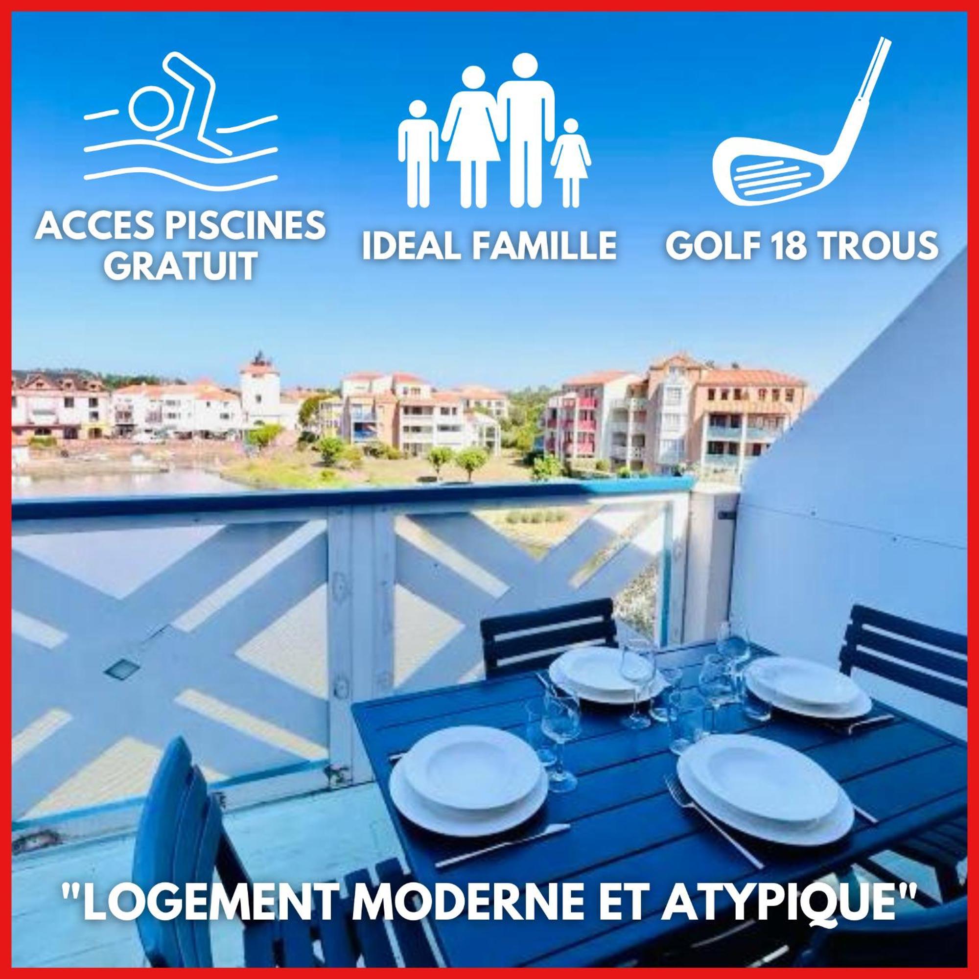"Le Filet Du Lac" Appartement Atypique, 5 Personnes, Duplex, Vue Lac, Acces Parc Aquatique Gratuit Talmont-Saint-Hilaire Экстерьер фото